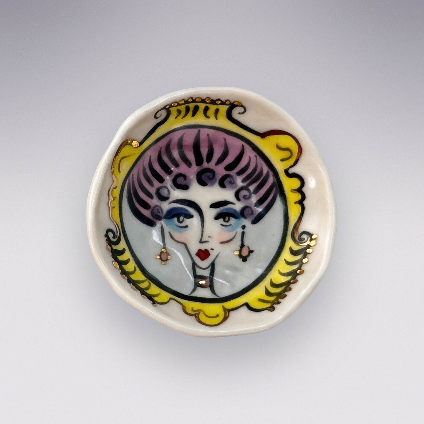 Fancy Lady Trinket Dish
