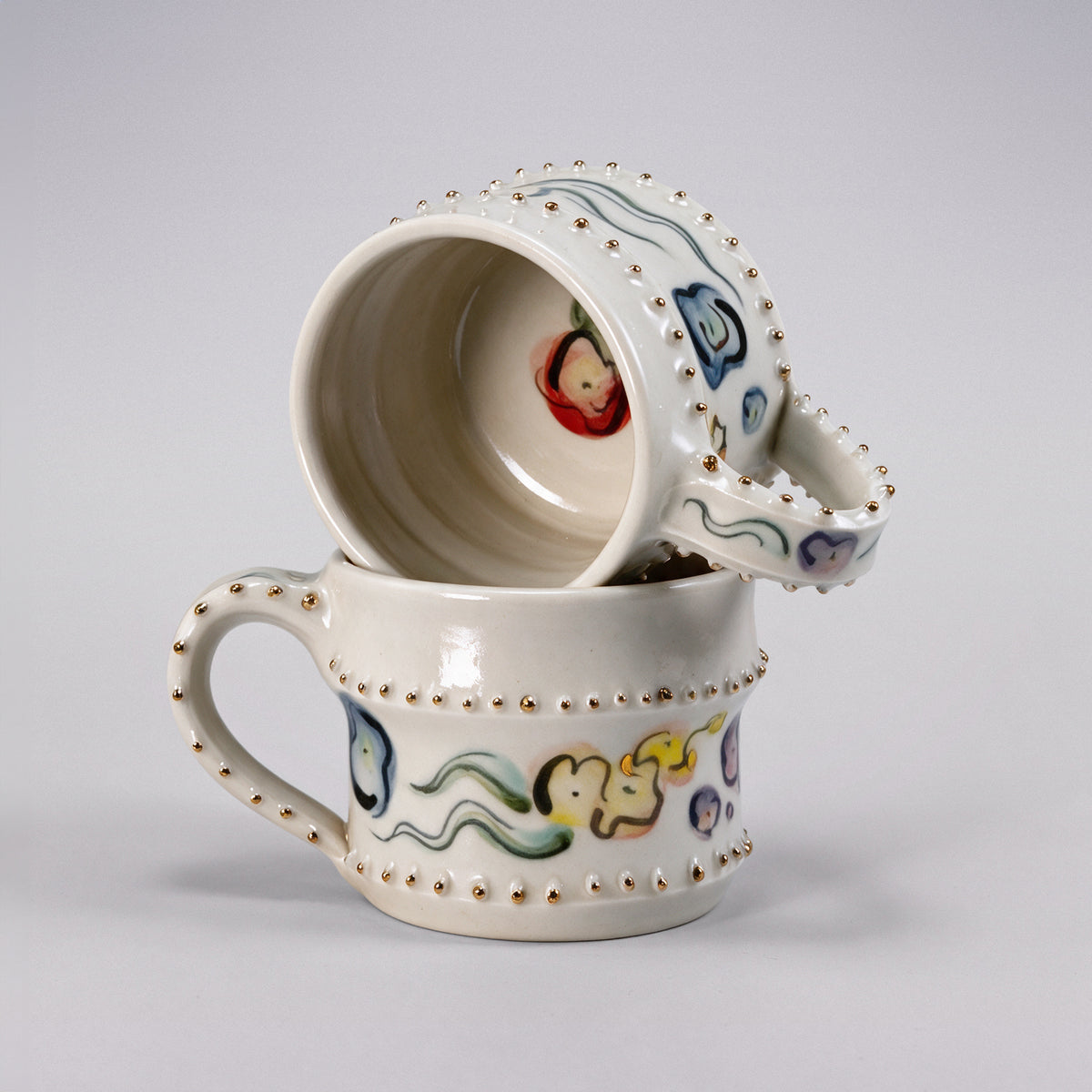 Tiny Floral Mugs