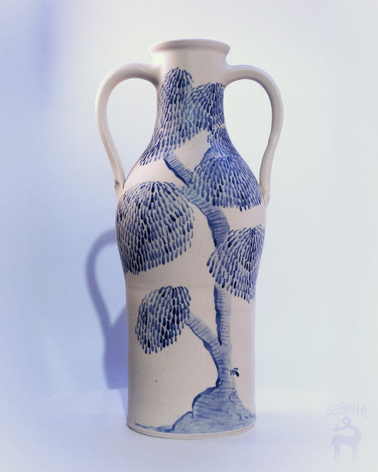 Blue Willow Vase