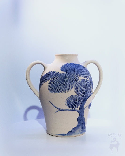 Blue Willow Vase #2