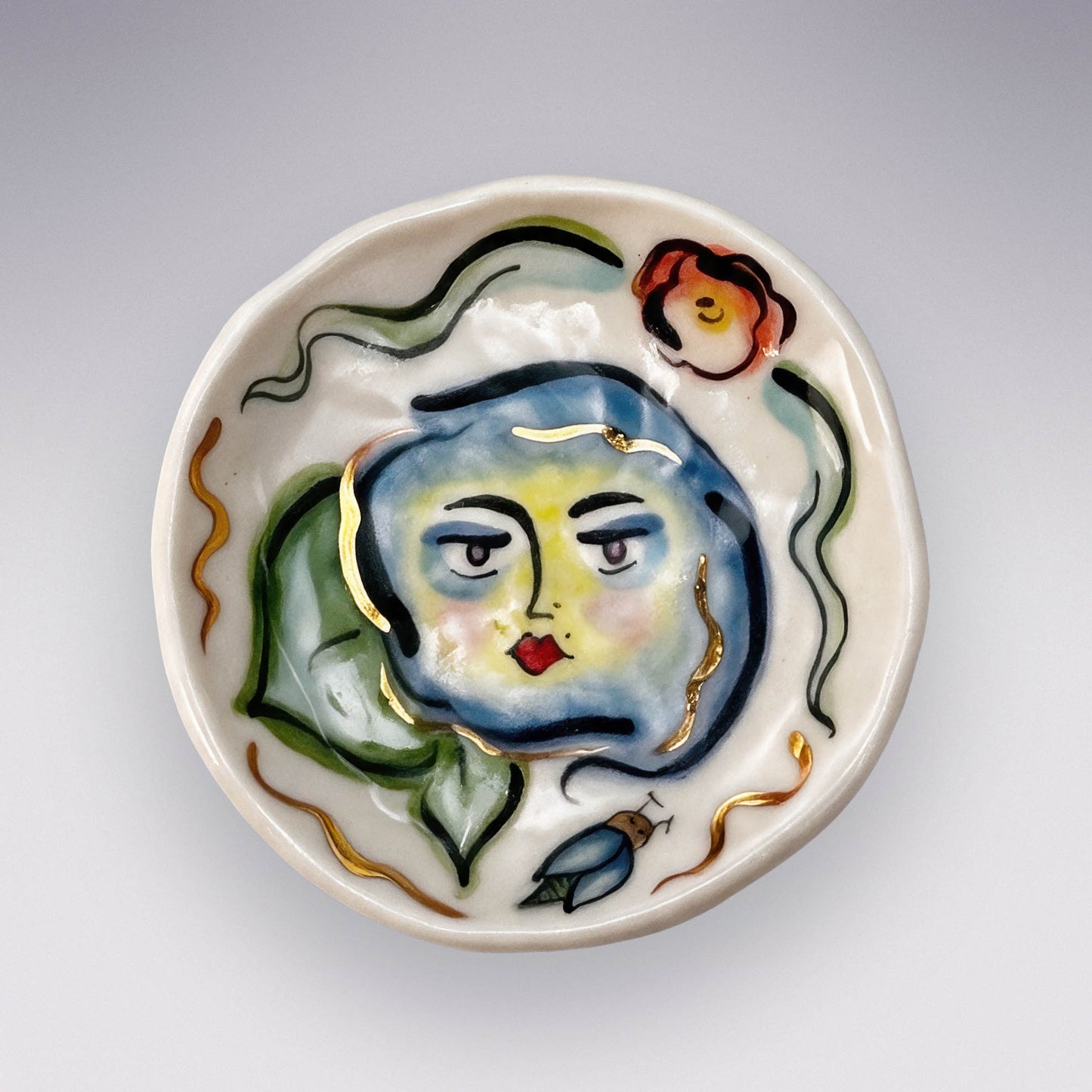 Flower People Trinket Dish