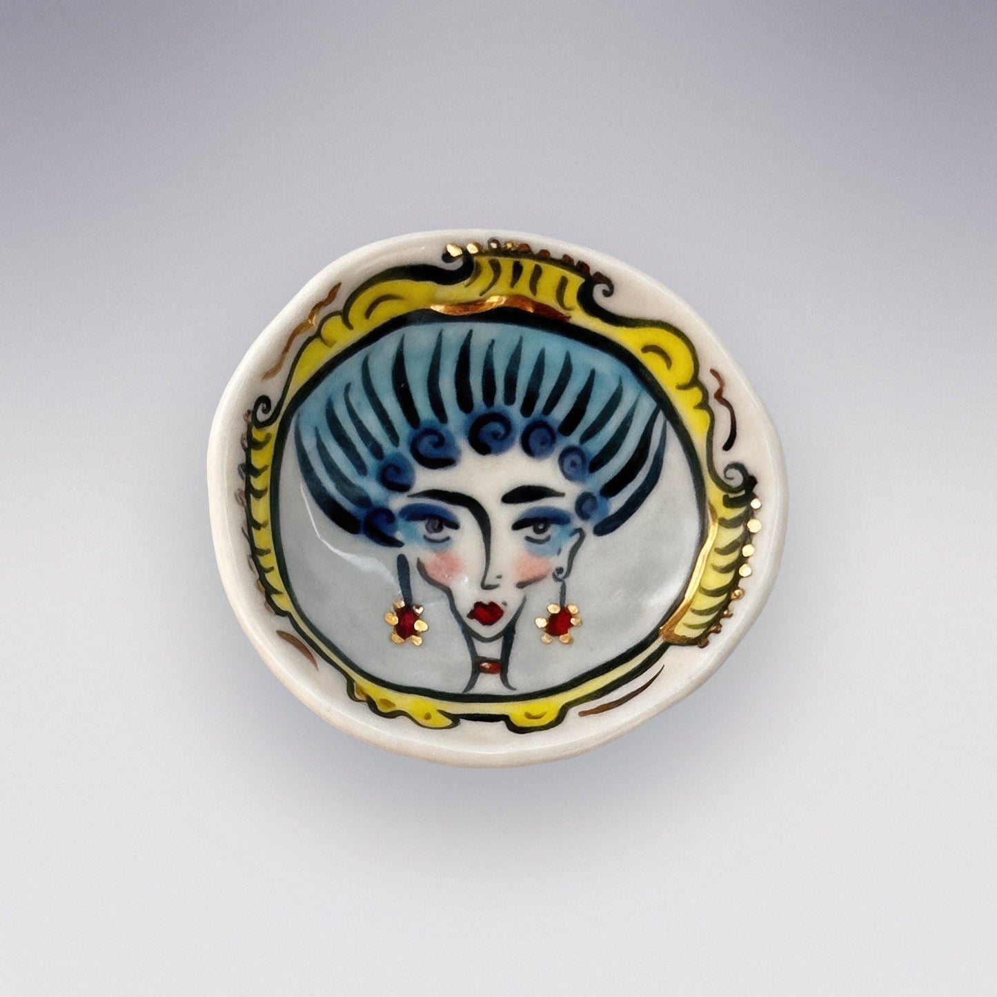 Fancy Lady Trinket Dish