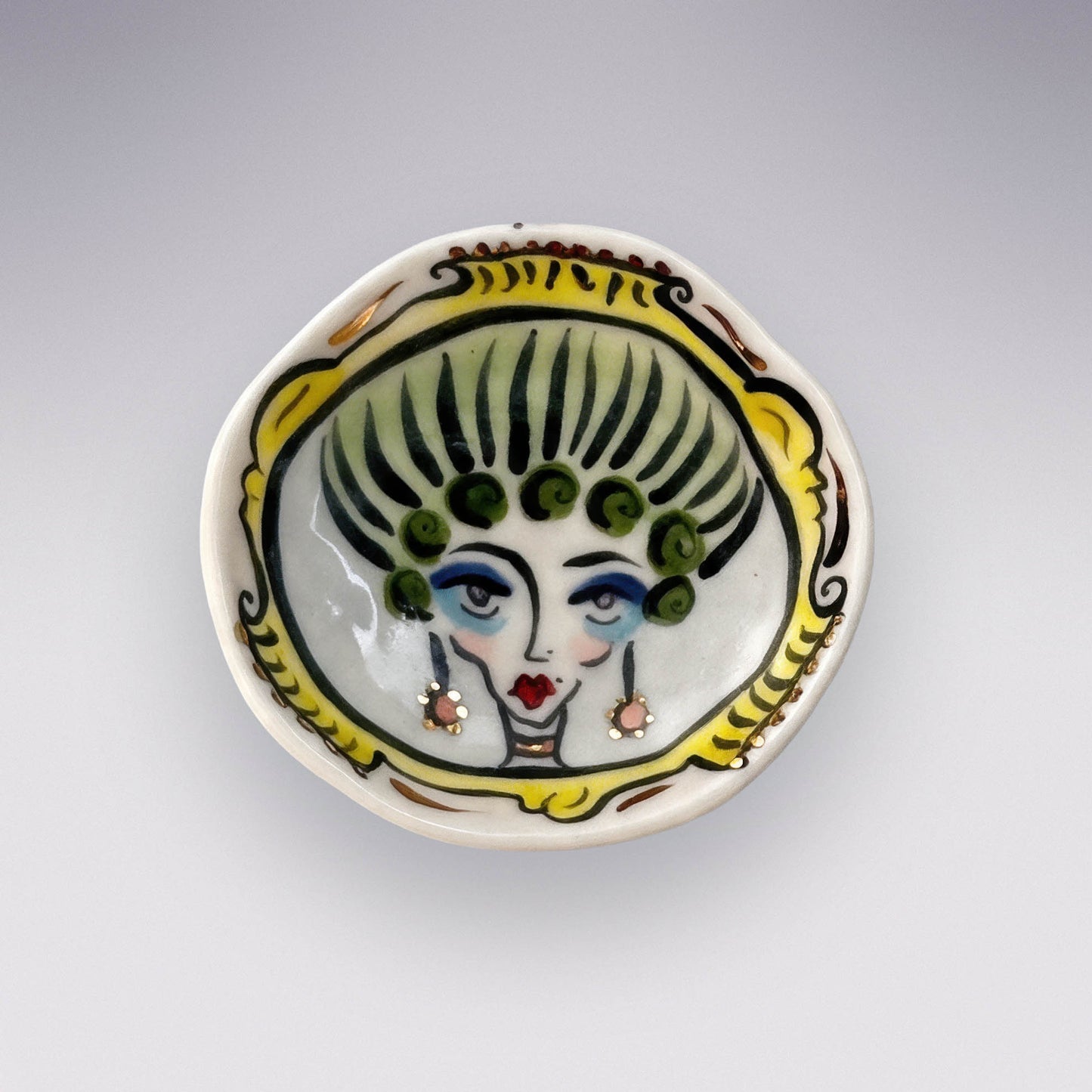 Fancy Lady Trinket Dish