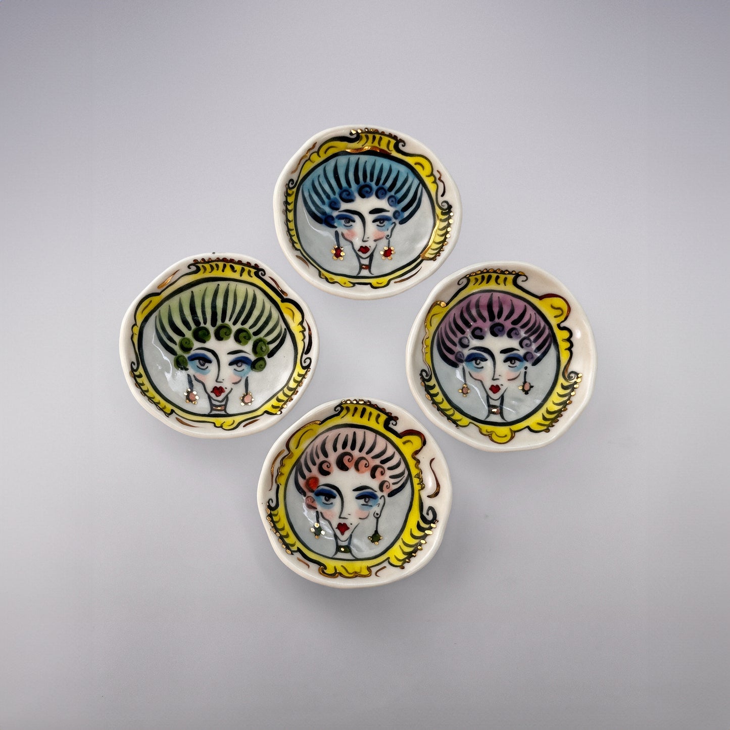 Fancy Lady Trinket Dish