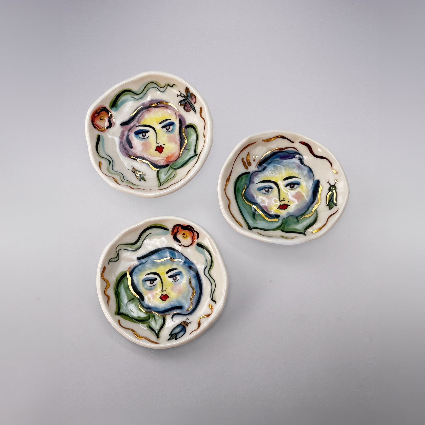 Flower People Trinket Dish