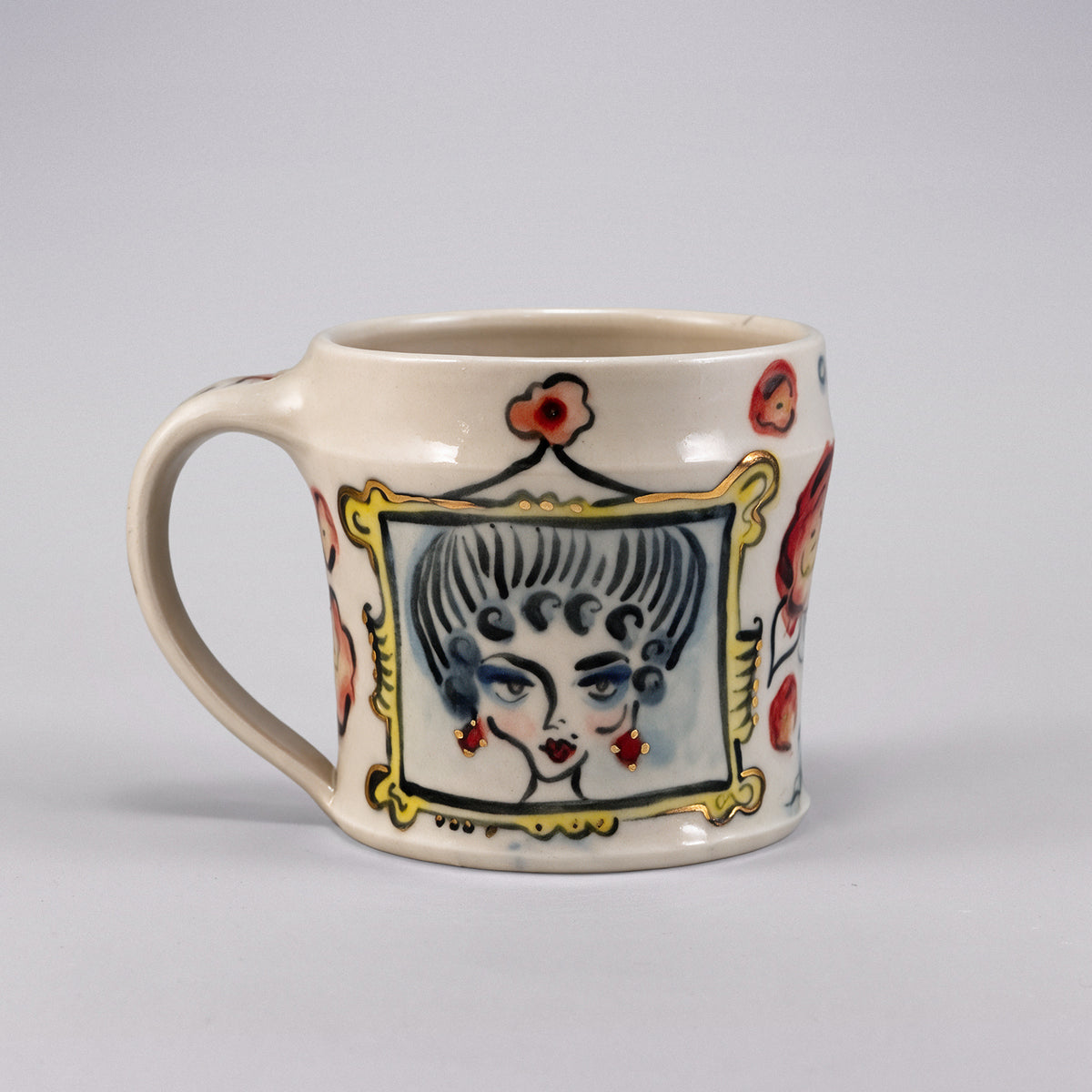 Pink Puff Sleeves Mug