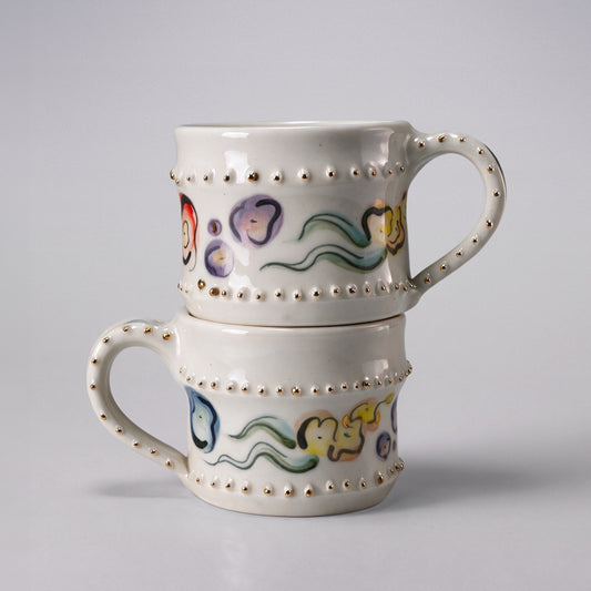 Tiny Floral Mugs