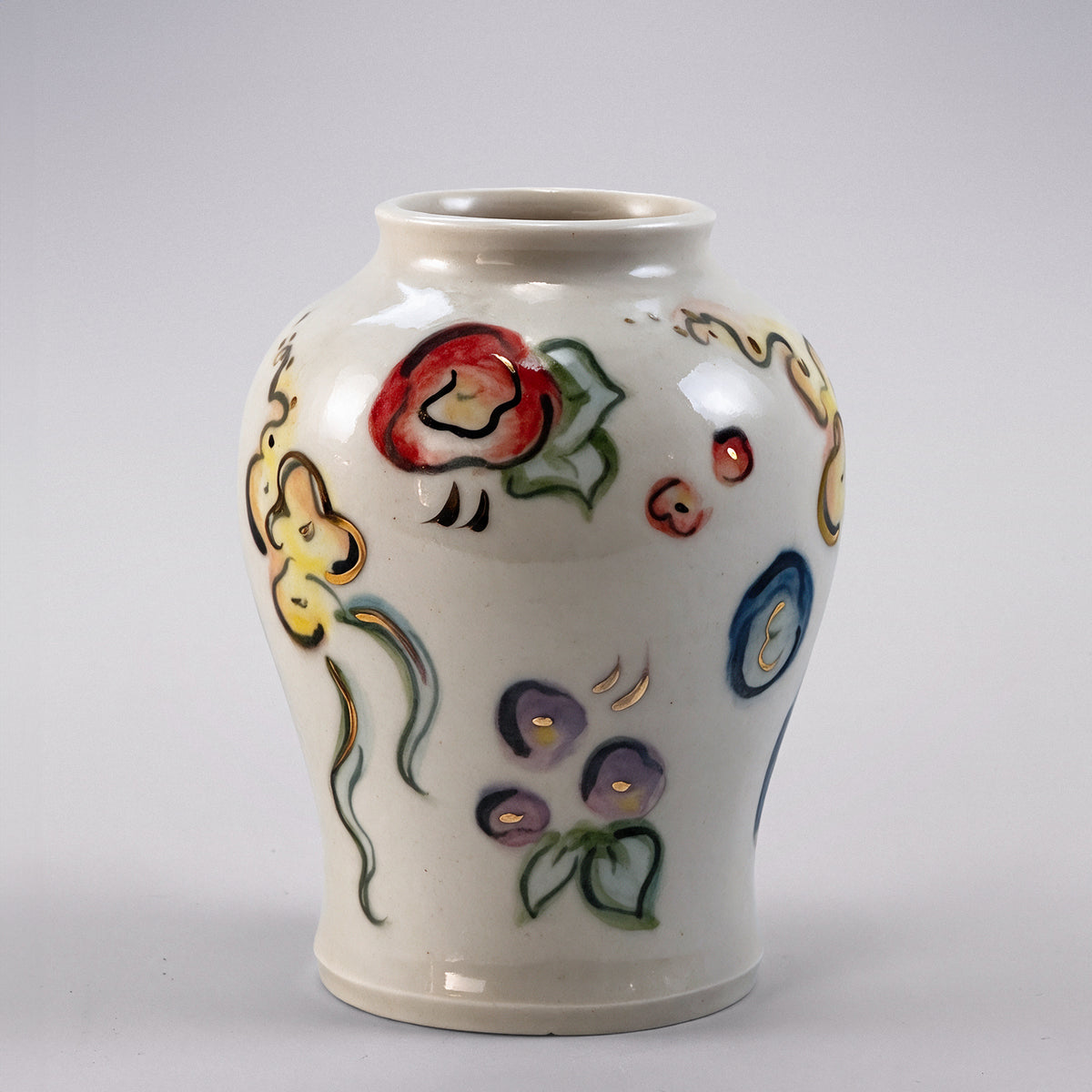 Blue Lady Vase