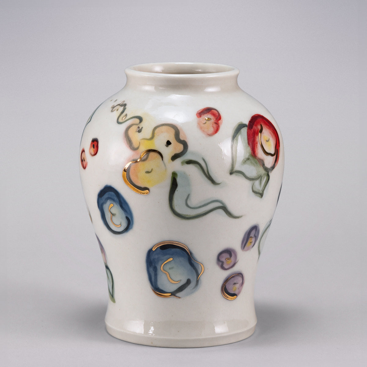 Blue Lady Vase