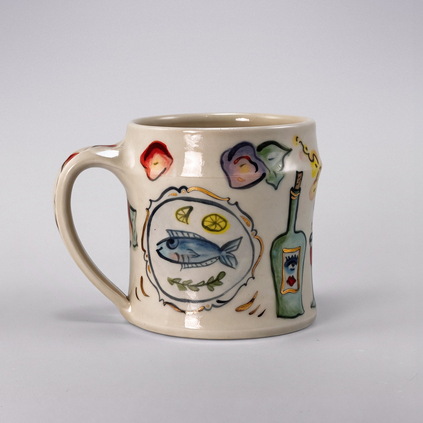 Painting and Platter Mug