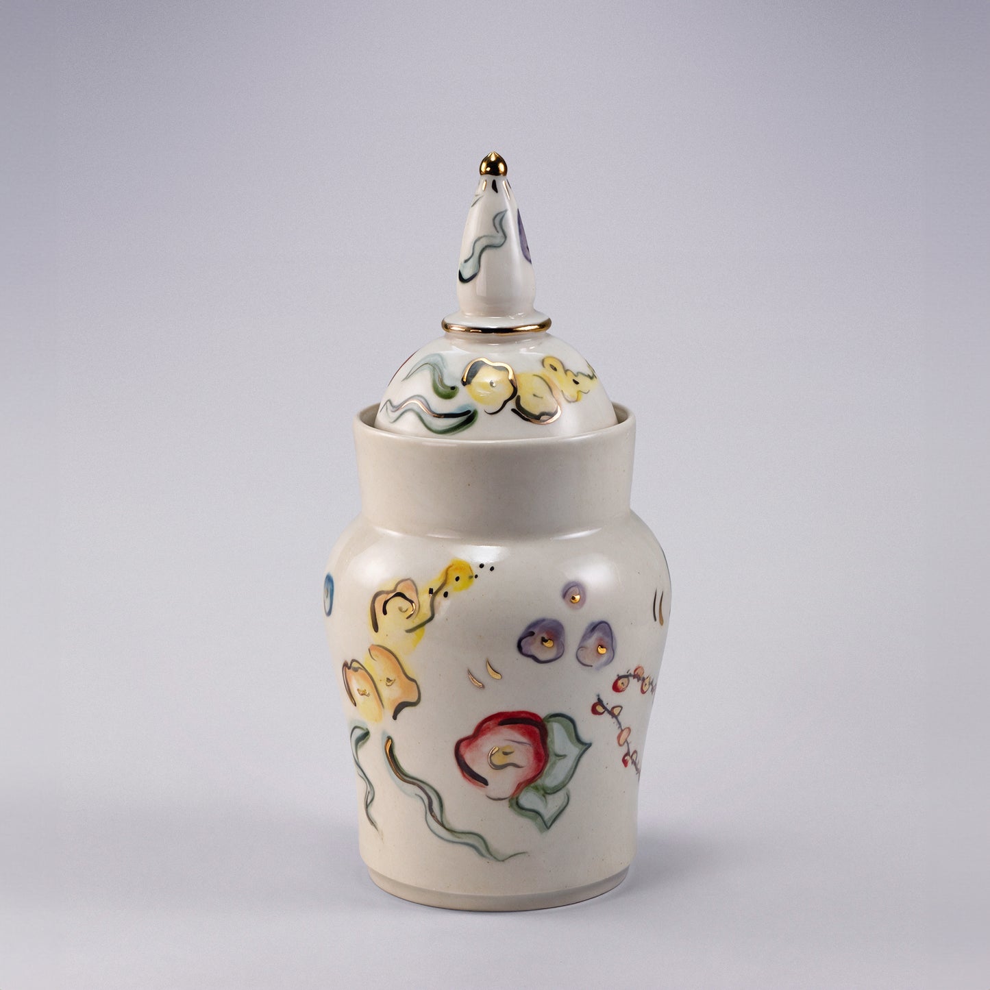 Small Floral Urn