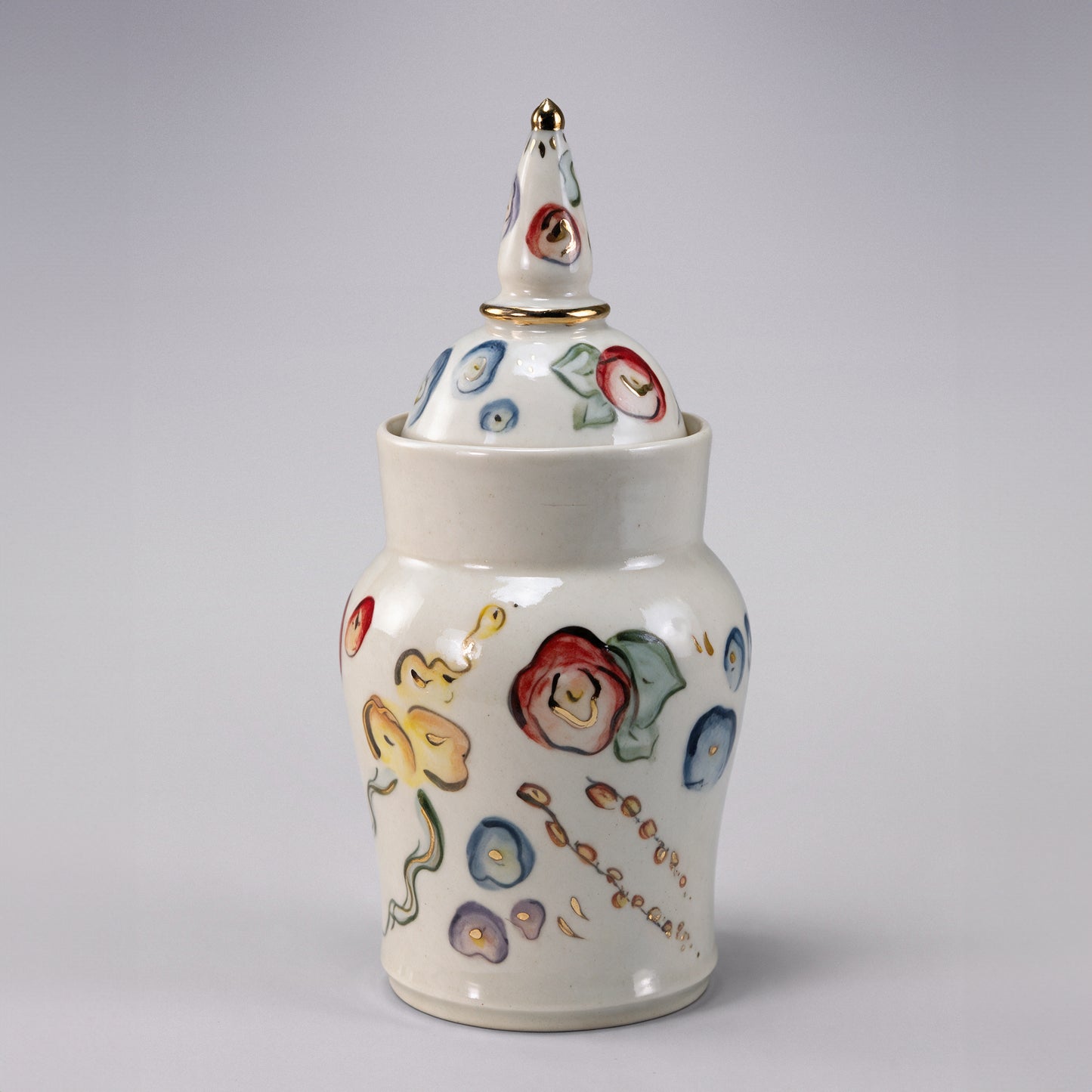 Small Floral Urn